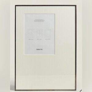 Zara Home Elegant Black and Cream Photo Frame